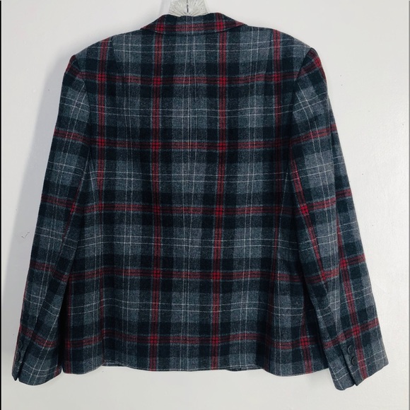 Pendleton plaid double breasted jacket blazer NWOT - Picture 5 of 8